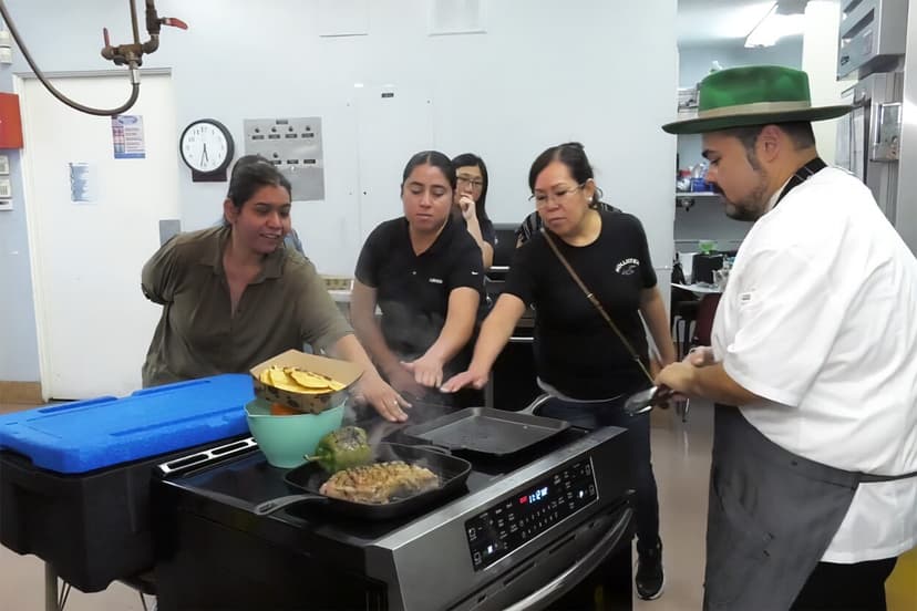 Induction stove demo ignites healthy change for LA neighborhood